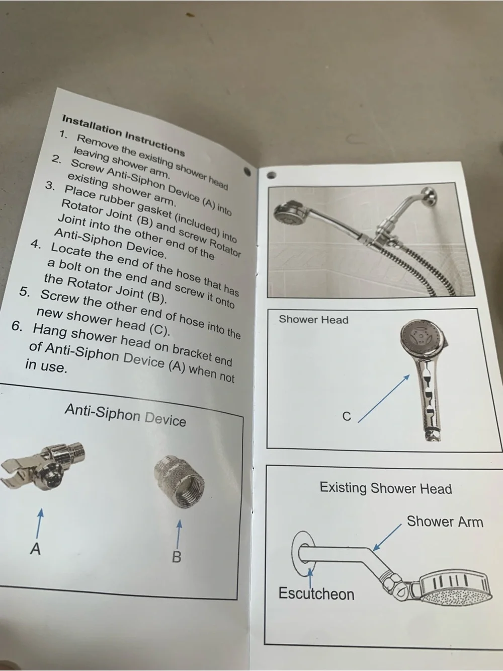 Brand New in Box Handheld Shower Massager
